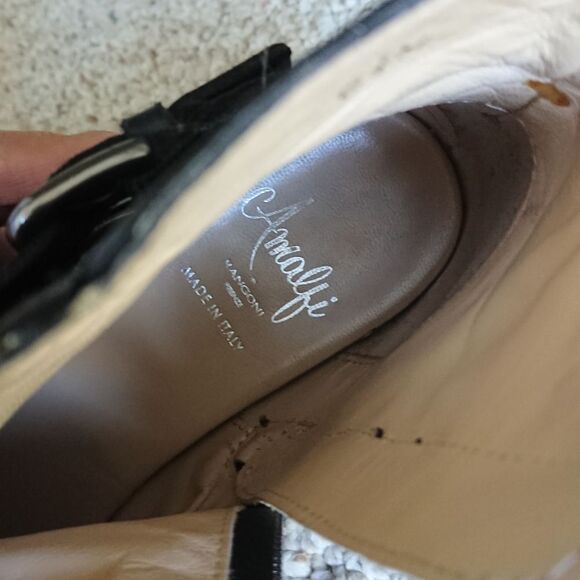 Amalfi by Rangoni black leather Ankle Booties size 6.5 - Picture 8 of 12